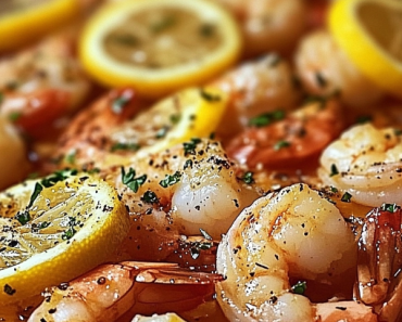 Lemon Butter Baked Shrimp