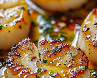 Garlic Butter Baked Scallops