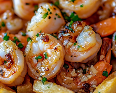 Garlic Shrimp Loaded Fries Recipe