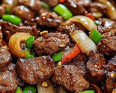 Sizzling Chinese Pepper Steak with Onions