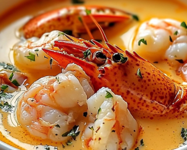 Seafood Bisque with Crab, Shrimp, and Lobster