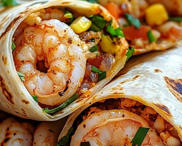 Old Bay Shrimp Burritos