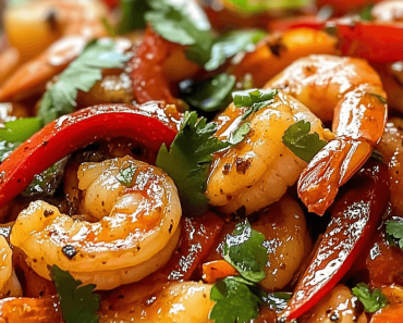 Creamy Shrimp and Pepper Stir-Fry