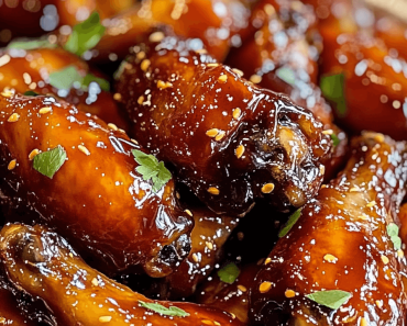 Glazed Coca-Cola Infused Wings with a Sweet Kick