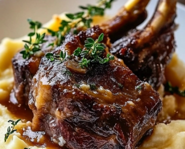 Succulent Lamb Shank with Creamy Mashed Potatoes