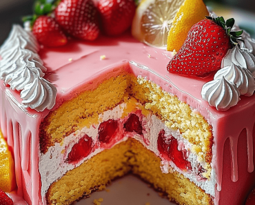 Strawberry Lemonade Cake