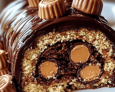 Reese’s Peanut Butter Cup Roll Cake